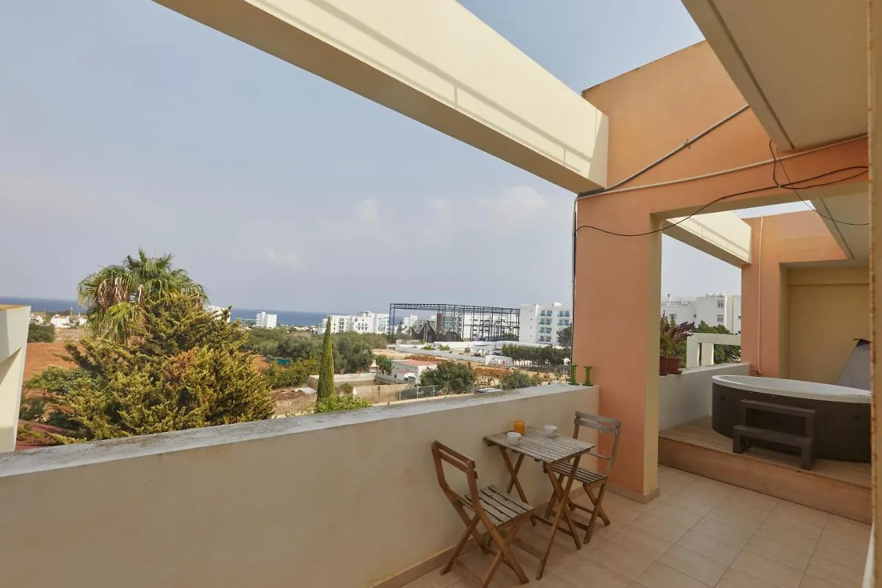 Spectacular Sea View, Private Jacuzzi & Table Pool Apartment Protaras